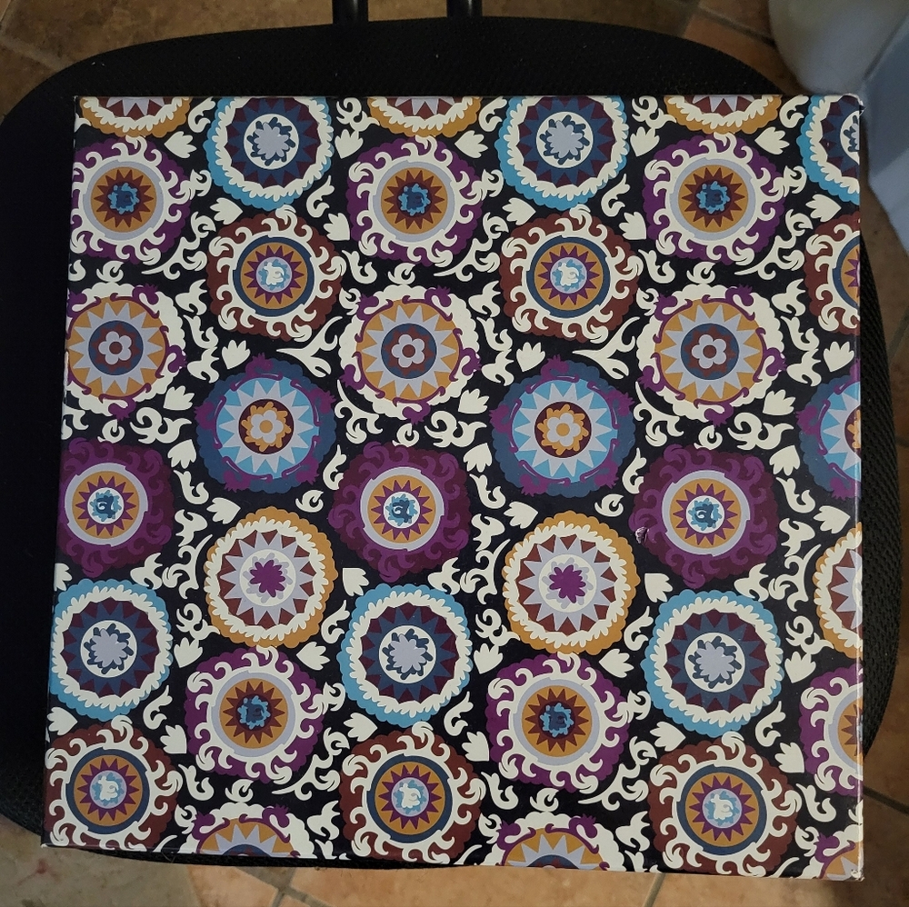 Colorful Geometric Medallion Tote or Fabric Panel